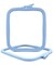 Blue Medium (No:3) Plastic Square Embroidery Hoop, Cross Stitch Hoops, Punch Needle Hoop , DIY Craft Sewing,ABS Plastic Embroidery Hoops
